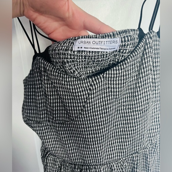 Urban Outfitters Black & White Gingham Print Romper - Picture 5 of 7